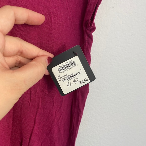 Halogen • Berry Radiance Black Beaded Blouse - Picture 8 of 13